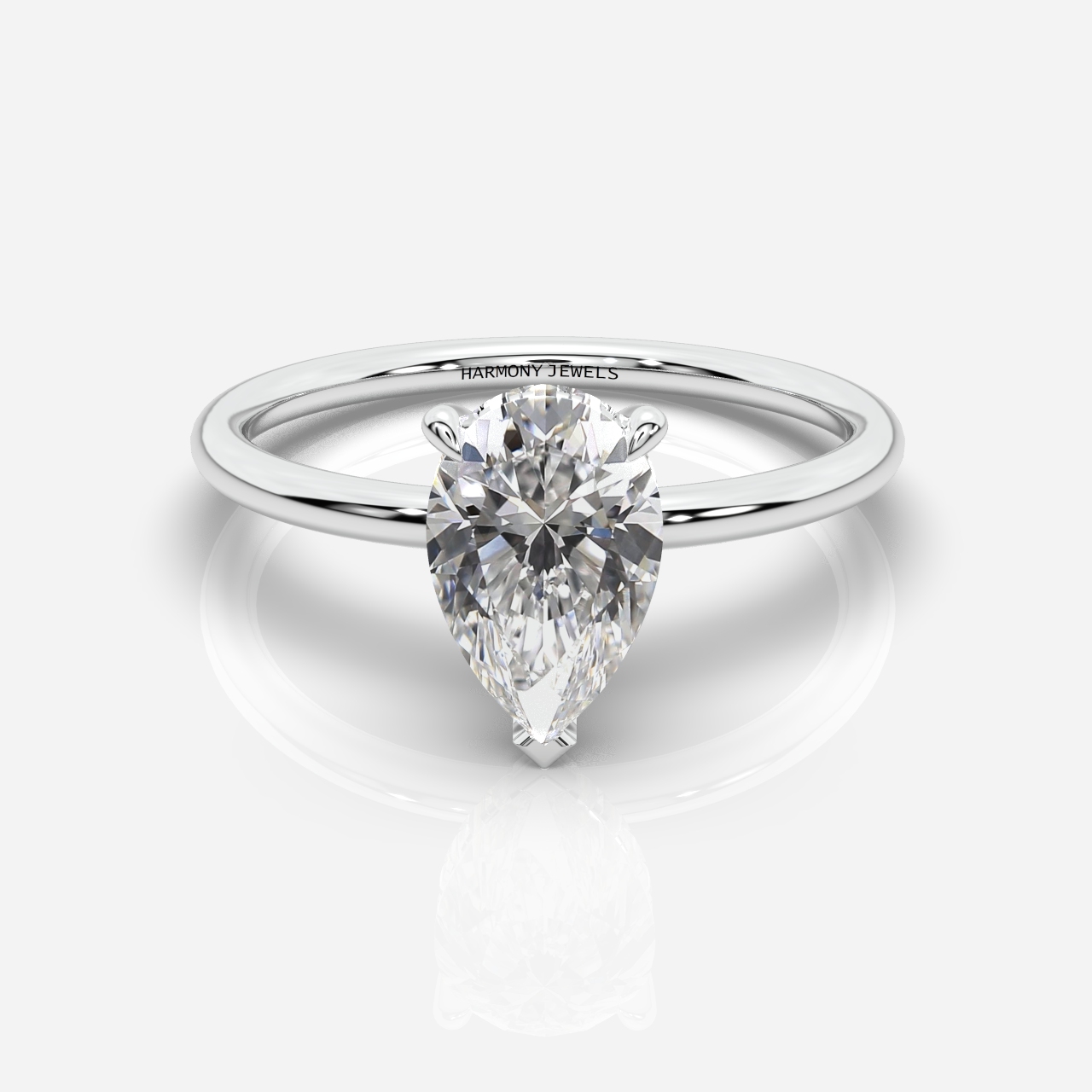 Juliette Hidden Halo Pear